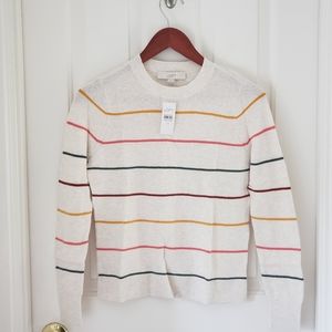 NWT Loft Striped Sweater Size XS